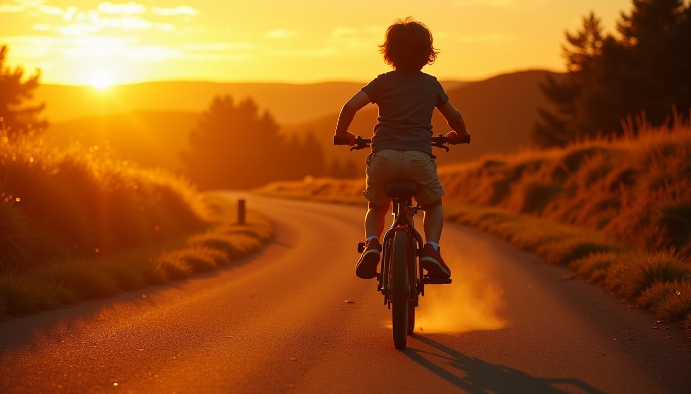 Free Golden sunset ride Image - Sunset, Cycling, Silhouette | Download ...