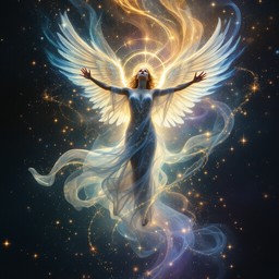 Free Celestial Angel Ascending Image - Angel, Celestial, Divine ...