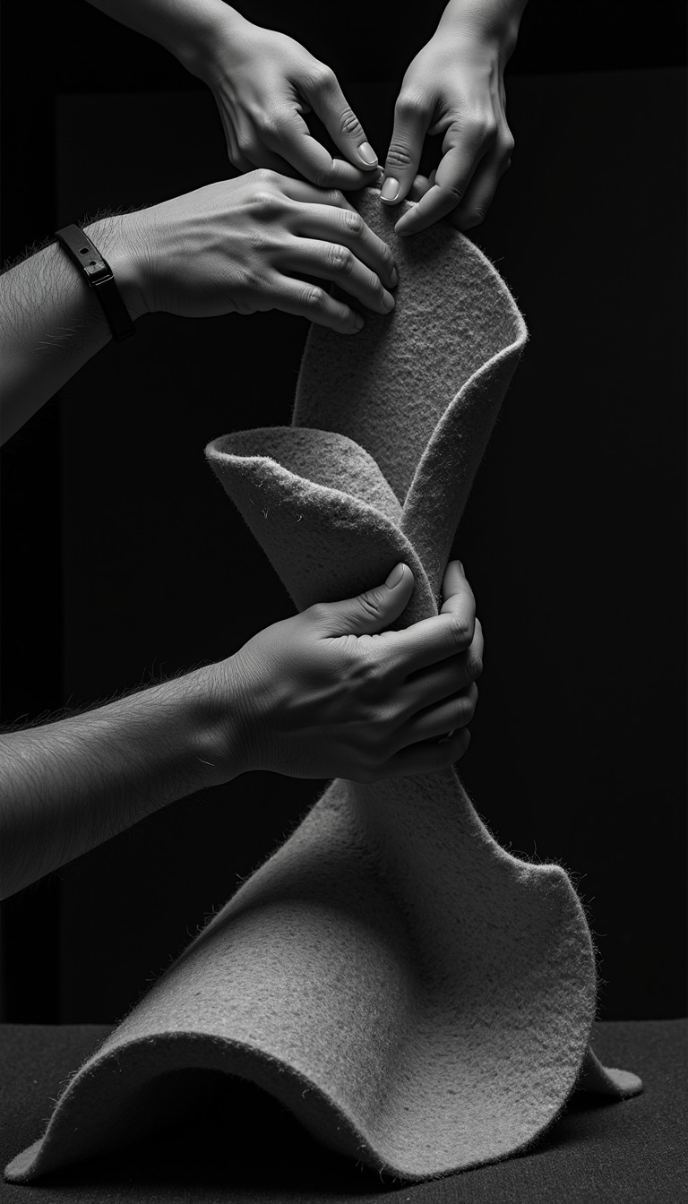 Free Hands Shaping Felt Image - Felt, Craft, Hands | Download at StockCake