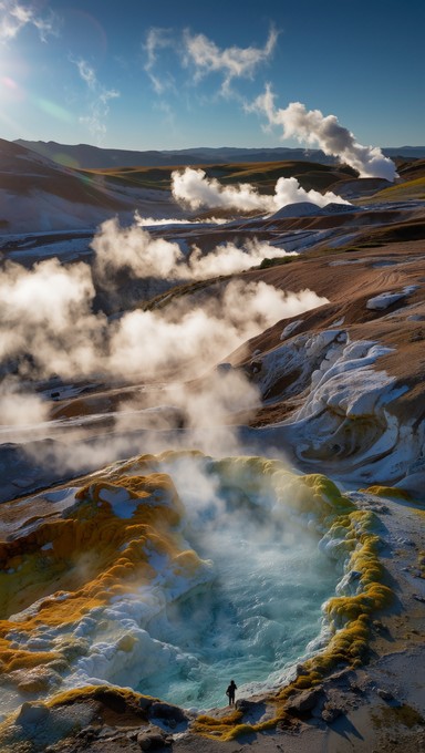 Free Geothermal Marvel Display Image - Geothermal, Landscape, Vibrant ...