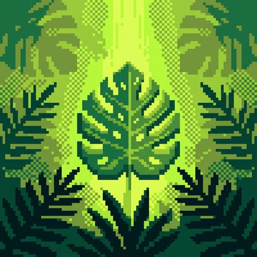 Pixel Graph Monstera Free Geometric Jungle Growth Image - Pixel, Art, Monstera | Download at ...