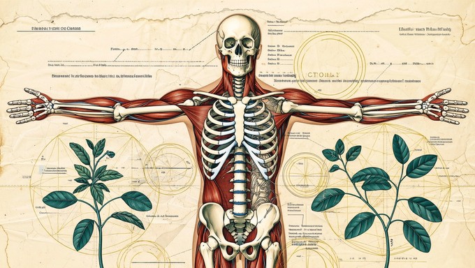 Free Botanical Human Anatomy Image - Botanical, Illustration, Anatomy ...
