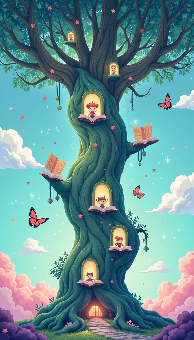 Small Story Tree Free Enchanted Story Tree Image - Magical, Tree, Storybook | Download ...