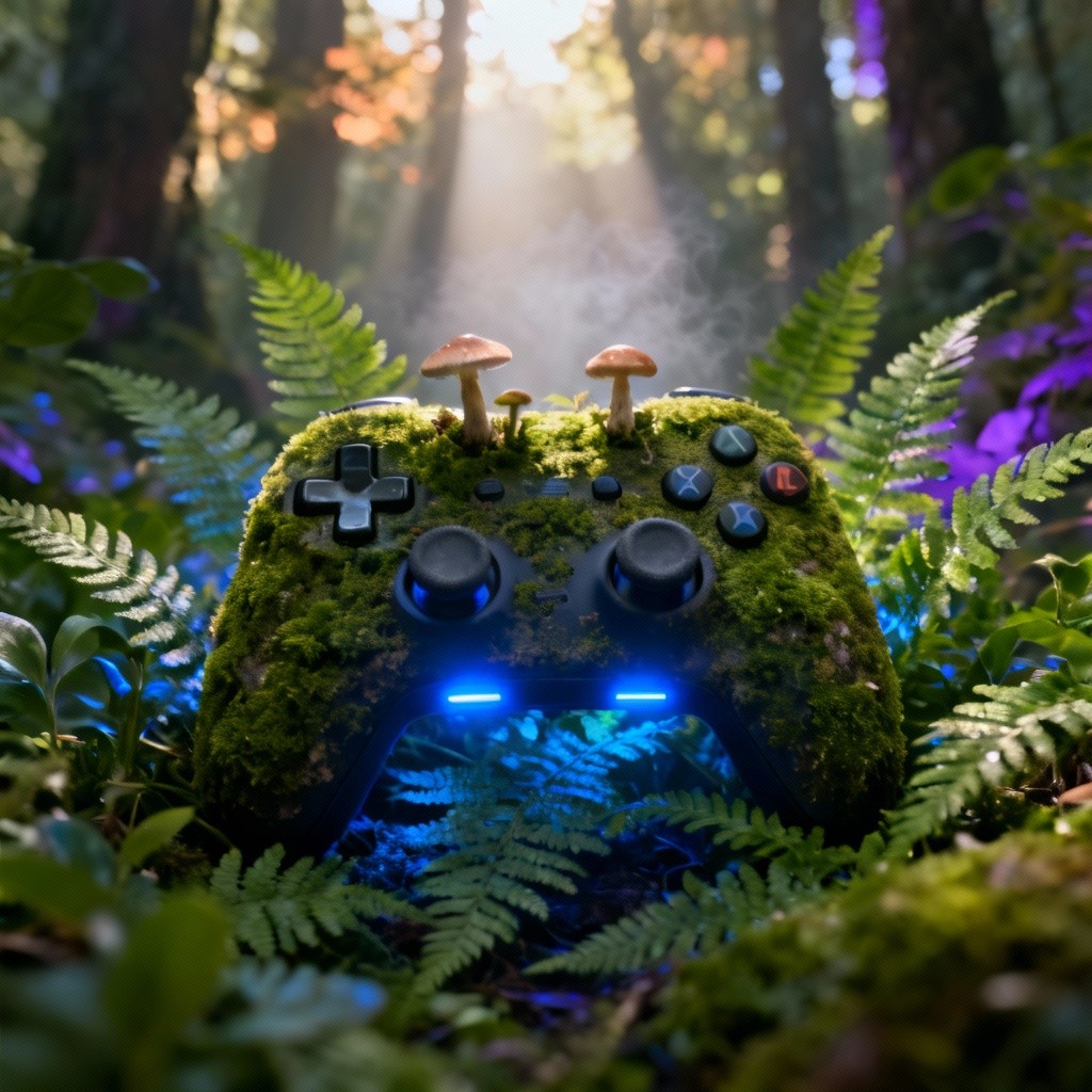 Rustic Gamer Picures Free Nature Meets Gaming Photo - Gaming, Nature, Controller | Download ...