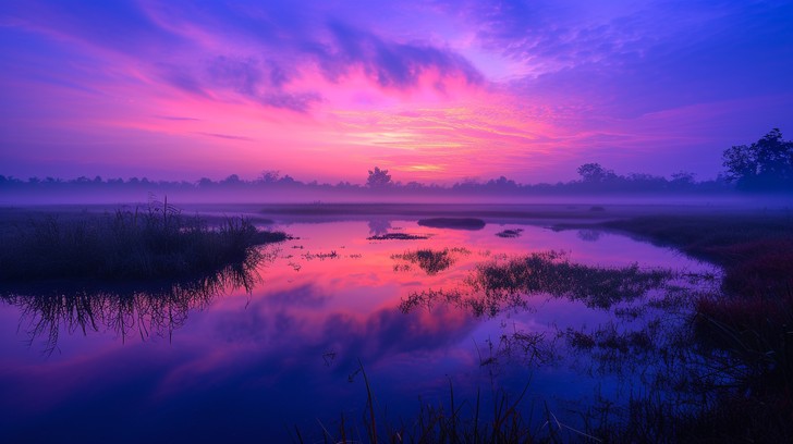 Free Misty Sunrise Path Image - Sunrise, Mist, Path | Download at StockCake