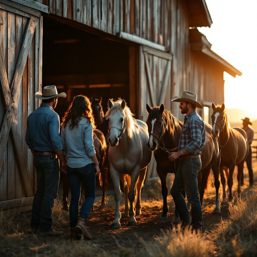 Free Rustic Ranch Sunset Image | Download at StockCake