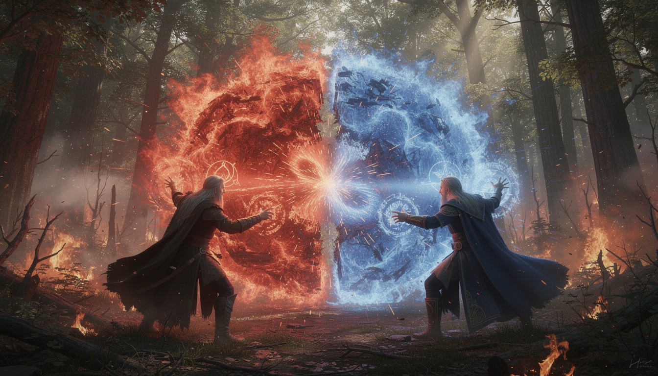 All Element Wizard Free Elemental Wizard Duel Image - Wizard, Sorcerer, Mage | Download at ...