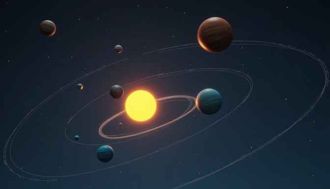 Free Geometric Solar System Image | Download at StockCake