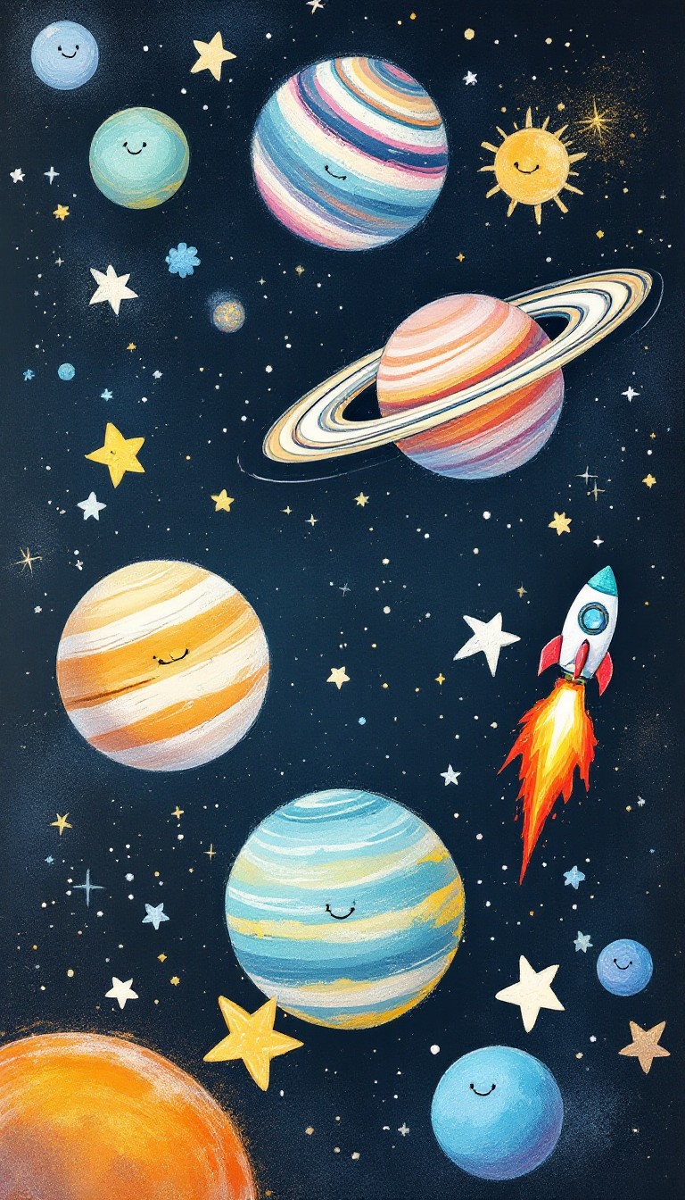Free Cosmic Crayon Dreams Image - Illustration, Chalk, Crayon ...