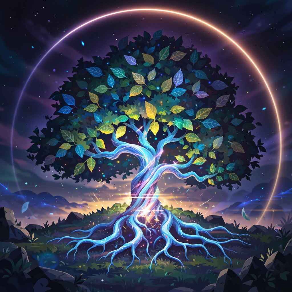 Free Mystical Luminous Tree Image - Tree, Mystical, Cosmic | Download ...