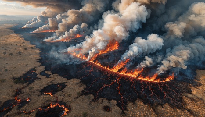 Free Fire Consumes Grasslands Image - Wildfire, Flames, Grasslands ...