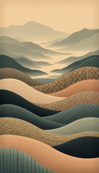 Free Woven Desert Mist Image - Mountains, Textile, Geometric | Download ...