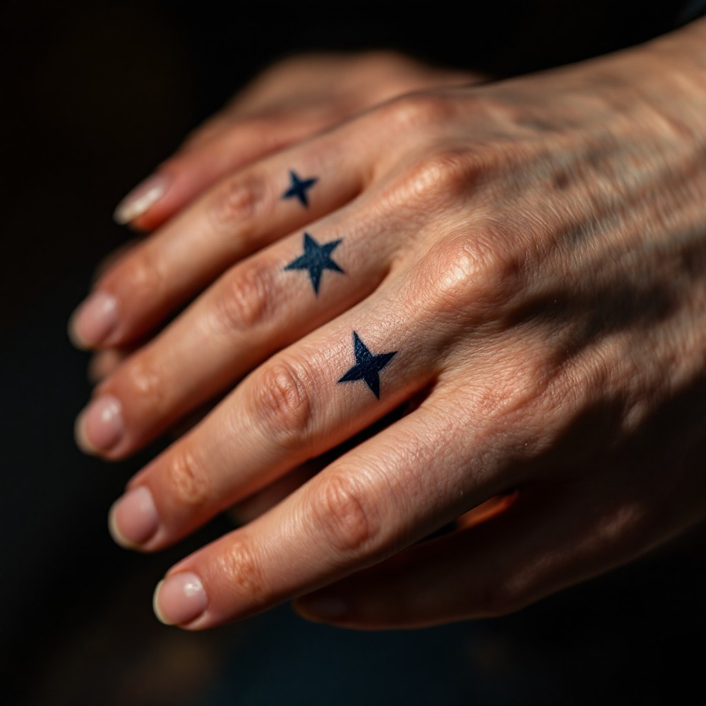 Star Hand Tutorial Free Starred Hand Art Image - Tattoo, Stars, Minimal | Download at ...