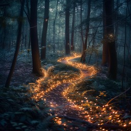 Free Enchanted Forest Path Image - Forest, Mist, Path | Download at ...