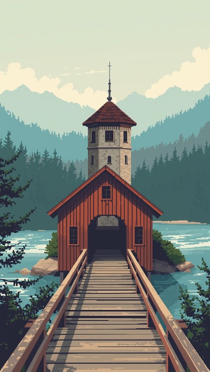 Free Pixel Bridge Landscape Photo - Pixel, Bridge, Tower | Download at ...