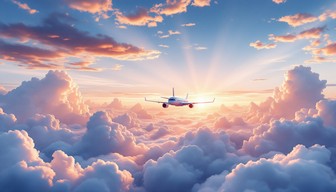 Free Sunset Sky Flight Image - Aircraft, Sunset, Clouds | Download at ...