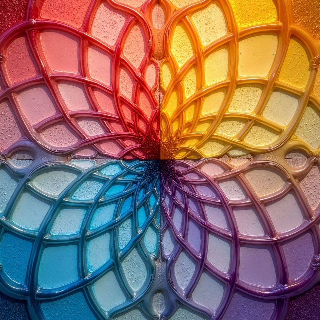 Free Prismatic Woven Harmony Image - Rainbow, Mandala, Kaleidoscope ...