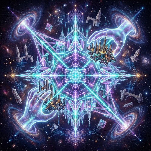 Free Cosmic Construction Dreams Image - Architecture, Cosmic, Geometric ...