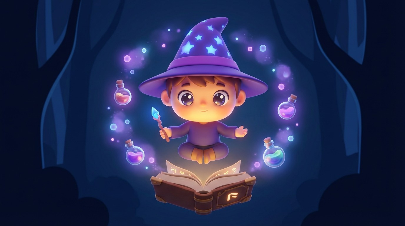 Free Magical Chibi Sorcerer Image - Sorcerer, Wizard, Chibi | Download ...