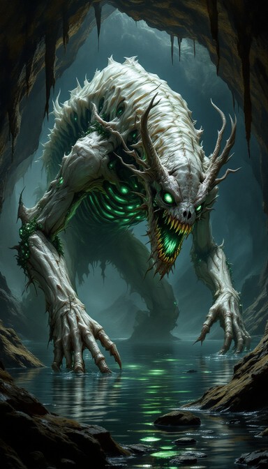 Translucent Monster Free Crawling Tunnel Monstrosity Image - Nightmare, Grotesque, Monster ...