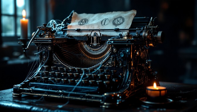 Free Gothic Typewriter Mystery Image - Typewriter, Gothic, Vintage ...