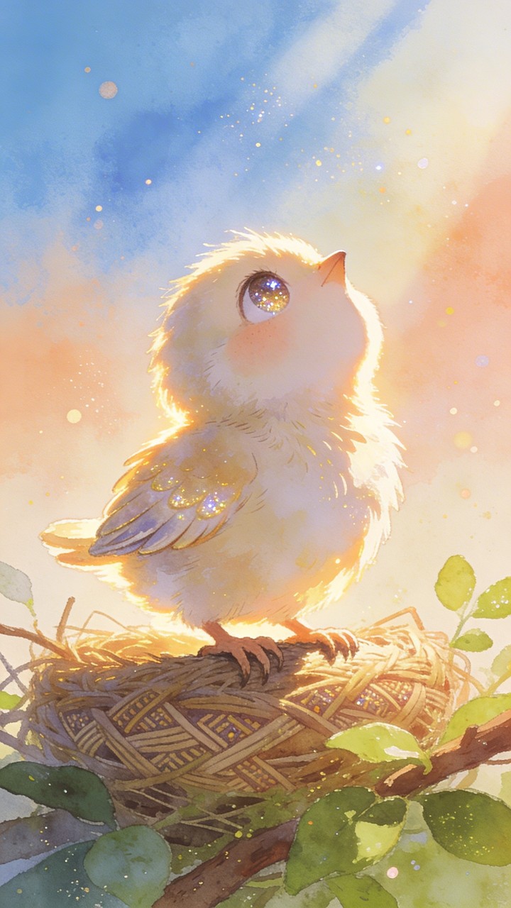 Free Brave Little Fledgling Image - Bird, Fledgling, Illustration ...