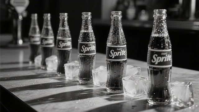 Free Vintage Sprite Nostalgia Image - Vintage, Sprite, Monochrome ...