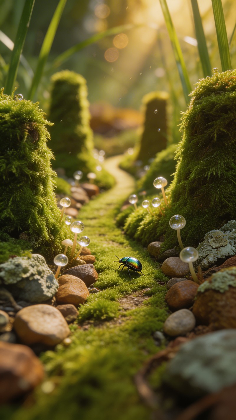 Free Tiny Forest Pathway Image - Moss, Macro, Nature | Download at ...