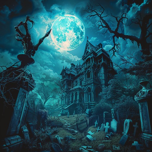 Free Mysterious Moonlit Manor Image - Mysterious, Moonlit, Manor ...