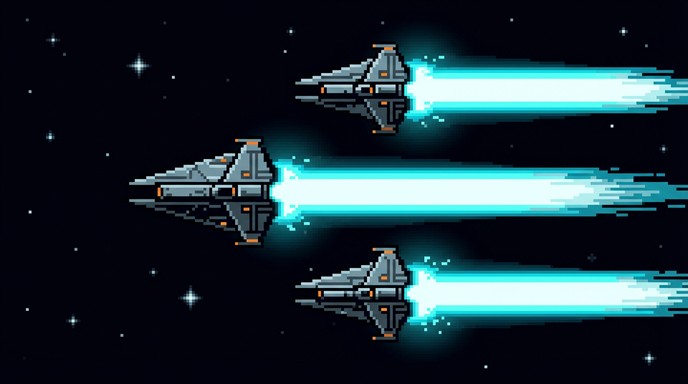 Free Voxel Warship Fleet Image - Battleship, Voxel, Pixel | Download at ...