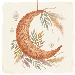 Free Celestial Boho Moon Image - Illustration, Boho, Moon | Download at ...