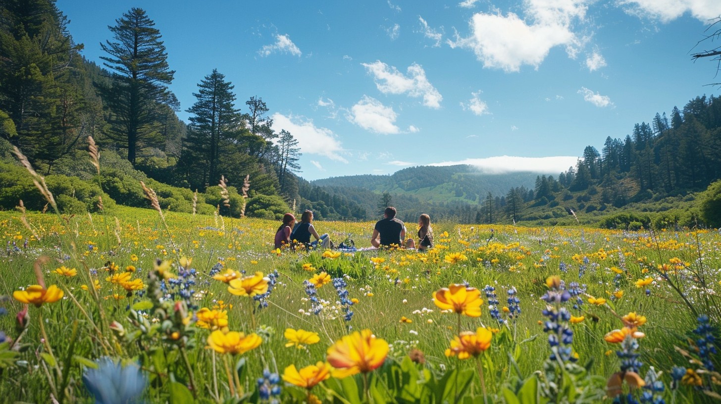 Free Idyllic Nature Retreat Image - Nature, Friends, Wildflowers ...
