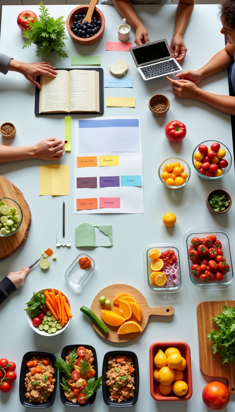 Kitchen Collab Free Colorful kitchen collaboration Image - Mealprep, Planning ...