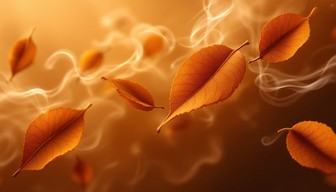 Free Floating Autumn Leaves Image - Leaves, Amber, Floating | Download ...