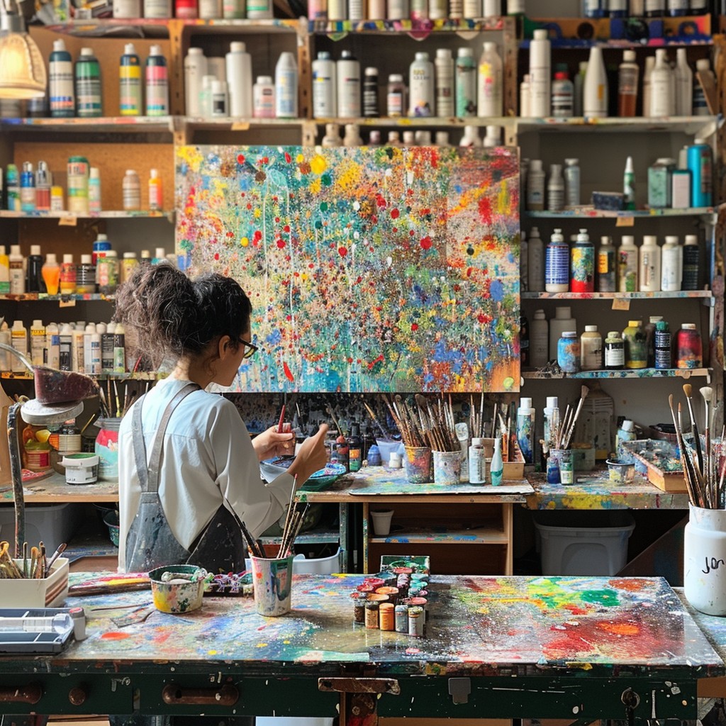 Free Artist creating art Image - Artist, Painting, Studio | Download at ...