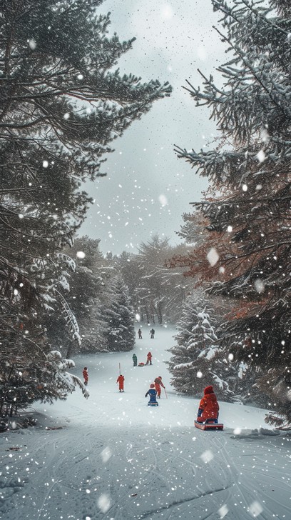 Free Winter Wonderland Fun Image - Winter, Snow, Children | Download at ...