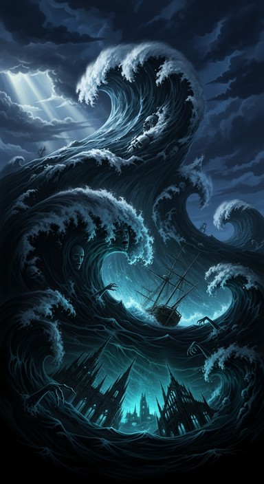 Free Gothic Ocean Terror Image - Ocean, Sea, Waves | Download at StockCake