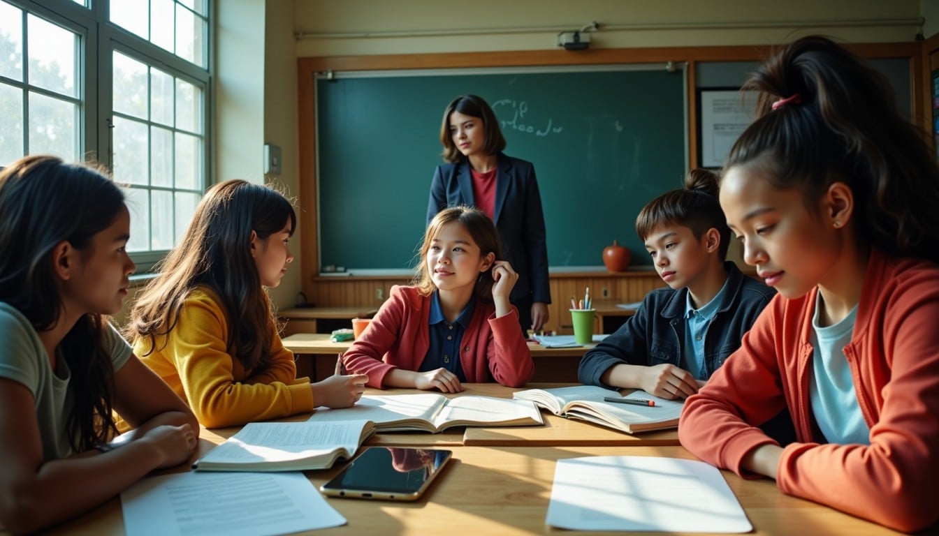 Free Collaborative Classroom Learning Image Education Classroom