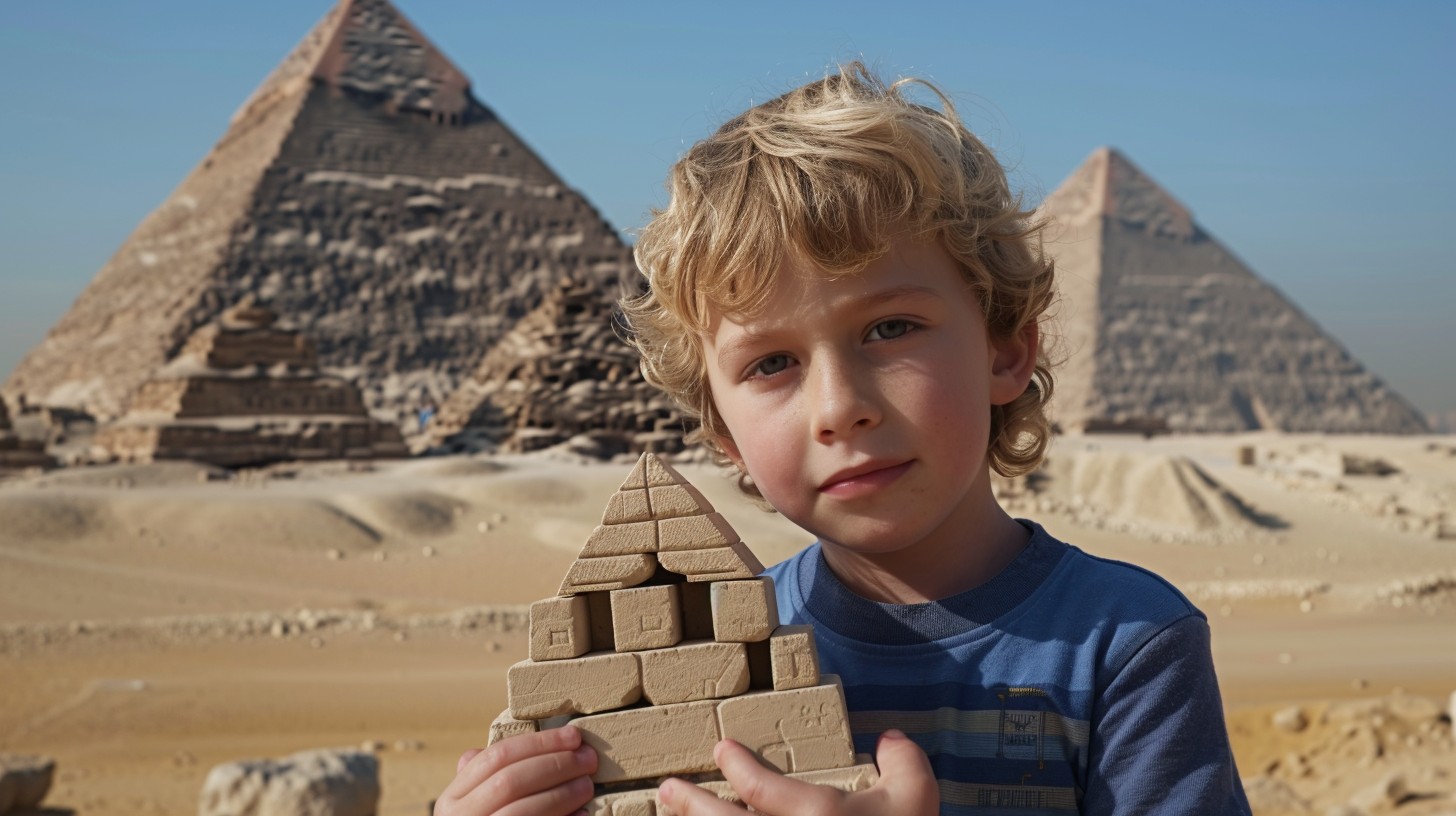 Free Child with Pyramid Image - Child, Pyramids, Travel | Download at ...