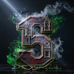 Red Gothic Numbers Free Gothic Number Awakens Image - Gothic, Number, Bronze | Download at ...