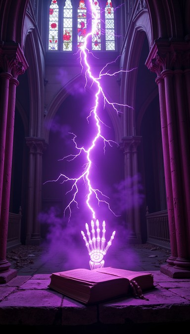 Violet Transforms Free Violet Grimoire Awakening Image - Gothic, Lightning, Purple ...
