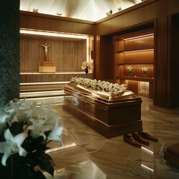 Free Solemn Funeral Scene Image - Funeral, Casket, Church | Download at ...