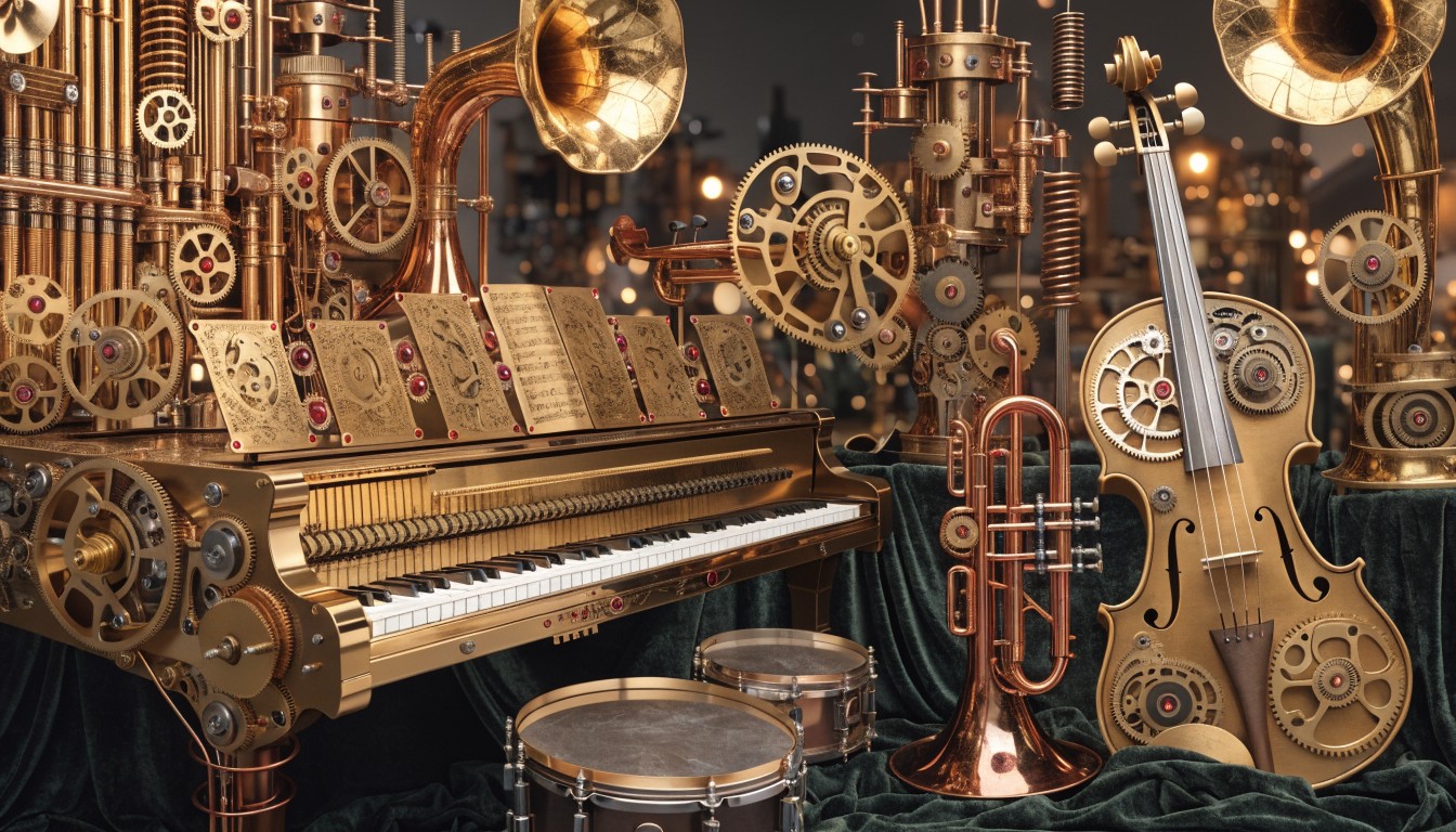 Steam Punk Sound Machine Free Steampunk Symphony Machines Image - Steampunk, Orchestra ...