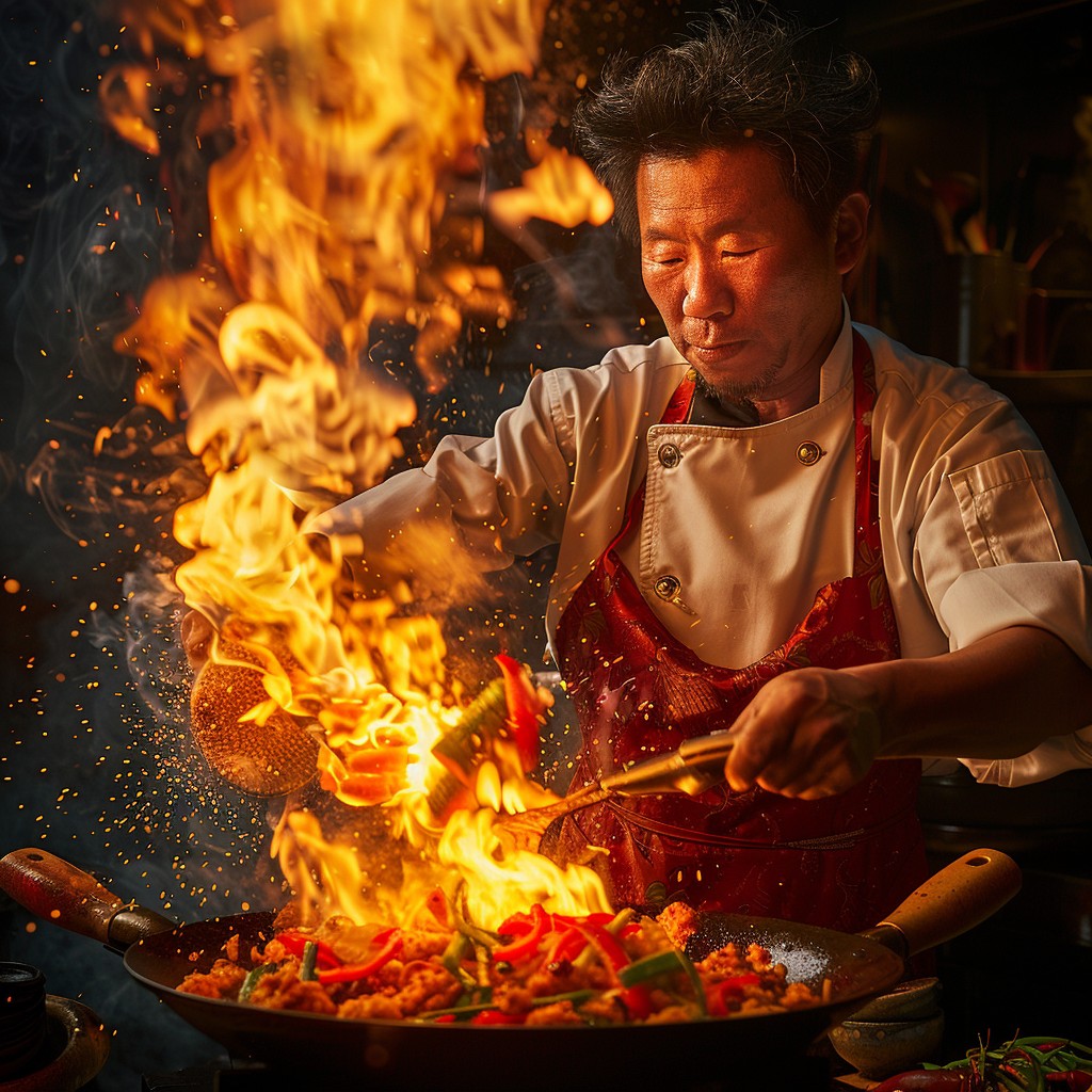Free Fiery Cooking Action Image - Chef, Cooking, Fire | Download at ...