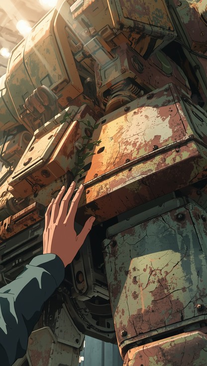 Rust In Anime Free Aged Mecha Connection Image - Mecha, Robot, Rust | Download at ...