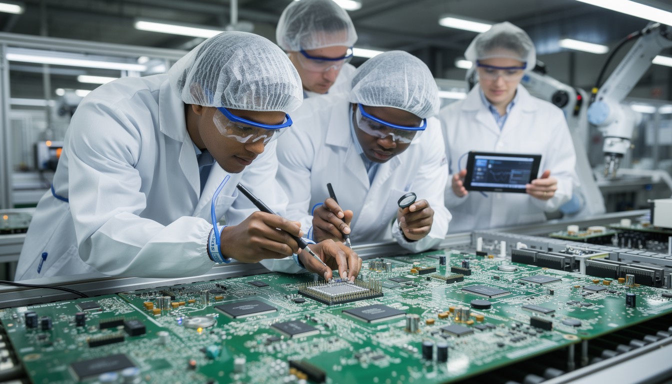 Free Engineers Inspect Circuits Image - Engineers, Inspection ...