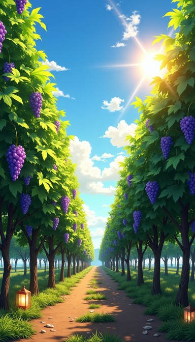 Free Enchanted Grape Path Image - Vineyard, Purple, Grapes | Download ...
