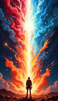 Free Explosive Energy Awakening Image - Anime, Explosion, Silhouette ...
