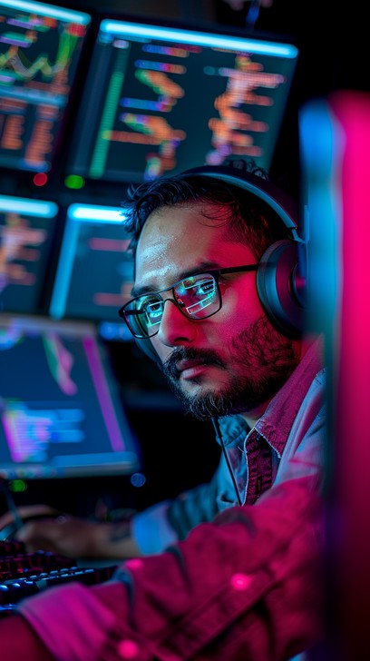Free Focused Tech Professional Image - Technology, Professional, Coding ...
