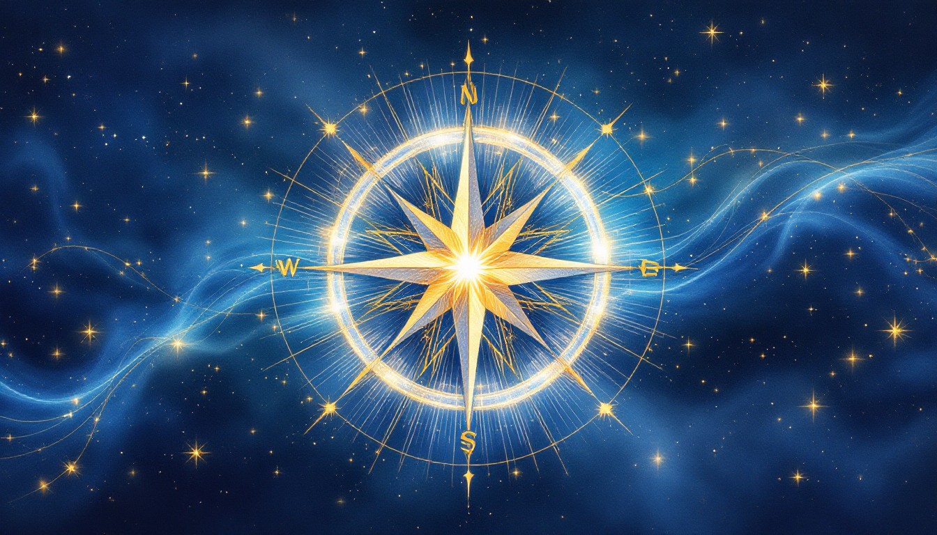 Free Celestial Compass Guide Image - Compass, Celestial, Navigation ...